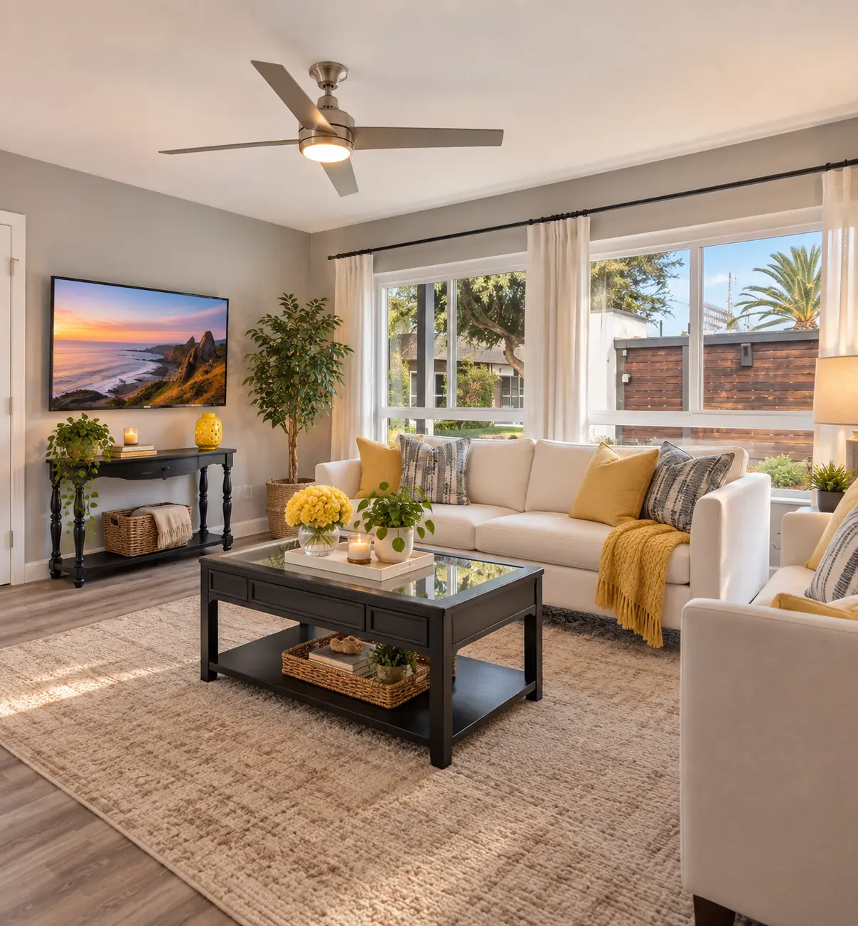 Apartment interior for Unit F3 at Palm View Village Torrance in Torrance, CA
