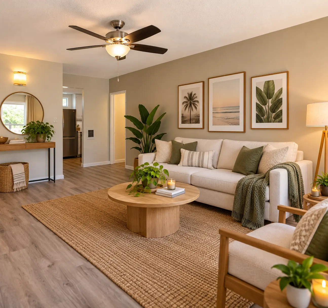Apartment interior for Unit 26 at Palm View Village Hawthorne in Hawthorne, CA